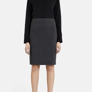 NWT Theory Pencil Skirt in Sevona Stretch Wool 0